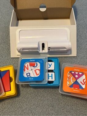 Osmo Starter Kit with Words & Numbers Game Tiles - White Base